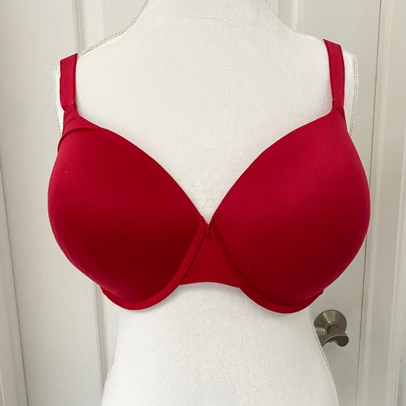 Curve Muse - Plus Size Full Coverage Padded Underwire Green Bra - Picture 5 of 9